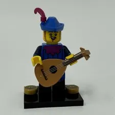 Lego Troubadour Minifigure Collectible Series 22 CMF Complete w/ Lute