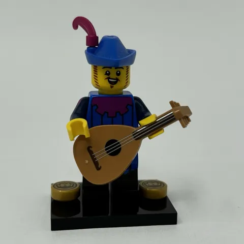 Lego Troubadour Minifigure Collectible Series 22 CMF Complete w/ Lute