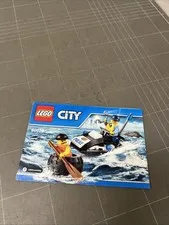 VINTAGE LEGO INSTRUCTIONS BROCHURE  CAR TRUCK CITY 60126 POLICE