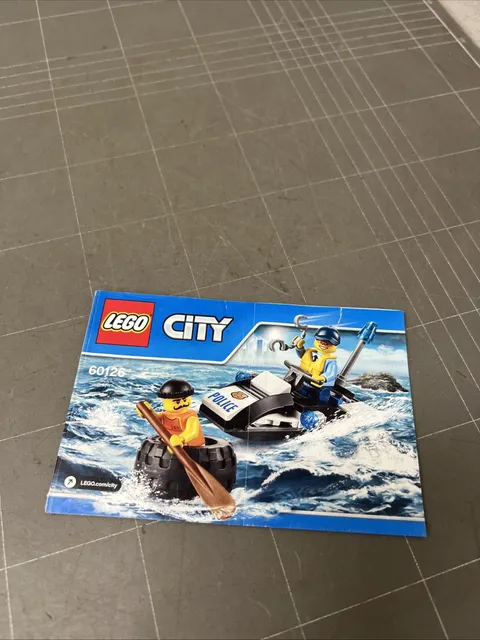 VINTAGE LEGO INSTRUCTIONS BROCHURE  CAR TRUCK CITY 60126 POLICE