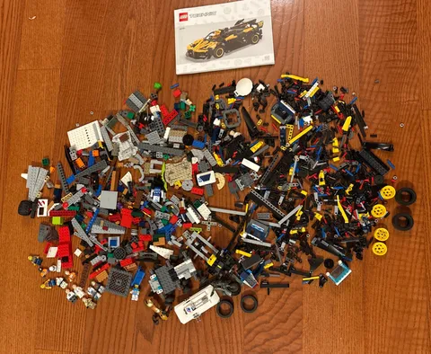 Lego Minifigures & Other Pieces Technic Manual W/some Pieces — Assorted 3.5 +lbs