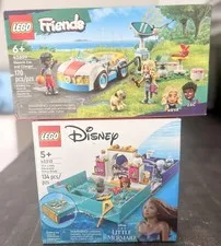 LEGO Disney The Little Mermaid Story Book 43213 And Friends Electric Car 42609