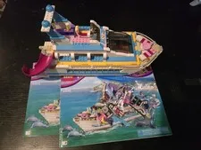LEGO Friends 41015 Dolphin Cruiser Yacht 2013 Retired Set w/ Manuals