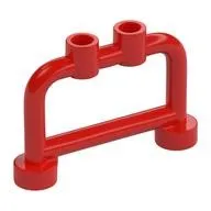 LEGO Part 4083 - Red Bar 1 x 4 x 2 with Studs