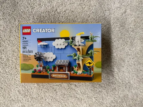 LEGO Creator Australia Postcard 40651 Set, 191 pcs, Ages 7+, Box