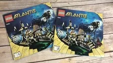 LEGO Atlantis 8061 Set Of Instructions MANUALS ONLY NO BRICKS!!