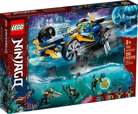LEGO NINJAGO 71752 Ninja Sub Speeder 356pcs Building Set