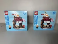 2x LEGO Lot 40906 Restaurants of the World Japan GWP- Both Brand New & Sealed 🍣