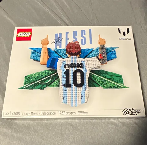 LEGO Art Lionel Messi - Celebration 43018 Complete Set 1427 Pieces 14+ Box