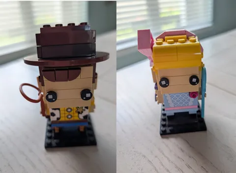 LEGO 40553 BrickHeadz Disney Toy Story Woody & Bo Peep Complete w/ Manuals