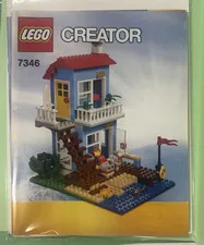 LEGO Creator Seaside House 3-in-1 7346 Instruction Manual ONLY Retired