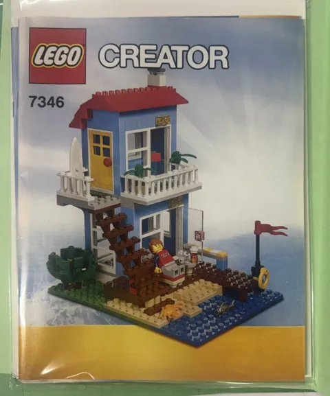 LEGO Creator Seaside House 3-in-1 7346 Instruction Manual ONLY Retired