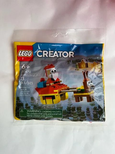 RARE & LIMITED LEGO CREATOR: Santa's Sleigh Ride (30670) Brand New Christmas 