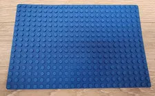 Lego 3334 Blue Baseplate 16 x 24 Rounded Corners Replacement Part Piece READ