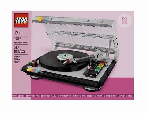 LEGO 40699 Retro Record Player Limited Edition Collectible Set New Sealed