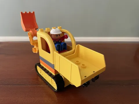LEGO DUPLO  Excavator  & Worker