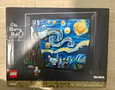 SEALED LEGO Ideas MoMA The Starry Night 21333 2316pcs 18+ Display Stand