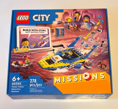 LEGO City Water Police Detective Missions 60355 NIB Retired