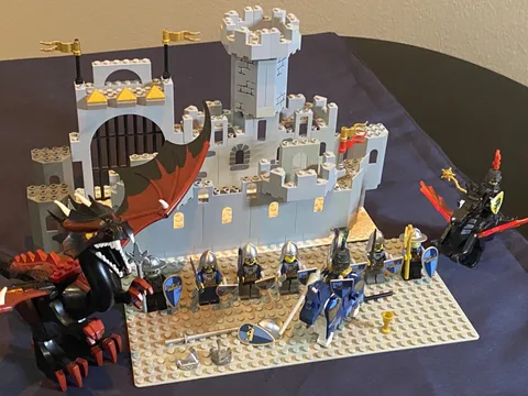 Lego Castle Dragons, Knights, Castle Construction Lot