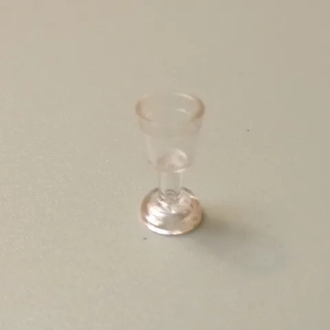 Lego x1 Clear Goblet Utensil, 2343 (028-297)