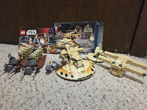 LEGO Star Wars Trade Federation AAT 7155, 2x 7654, & SPEEDERS MINI LANDING CRAFT