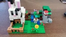Lego minecraft rabbit farm