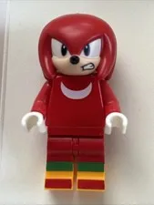 Lego Sonic Knuckles Minifigure #son021 Set #77005 Knuckles vs. Dr. Eggman