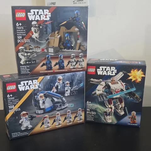 LEGO Star Wars Bundle 75373 75359 75390 UNOPENED NEW