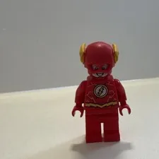 LEGO The Flash Minifigure Red Suit w/ Helmet Headgear Plastic Figure