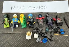 LEGO Mini Figures Minifigure Mixed Lot w/ Assorted Accessories Parts Plastic