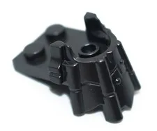 LEGO Pearl Dark Gray 2x2 Corved Minifigure Head Holder MetalBeard 70810 6207932