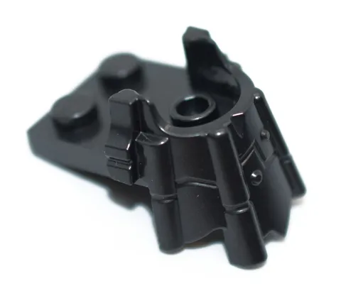 LEGO Pearl Dark Gray 2x2 Corved Minifigure Head Holder MetalBeard 70810 6207932