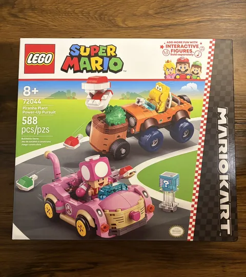 Lego Super Mario Kart 72044 Piranha Plant Power Up Pursuit Brand New / Sealed