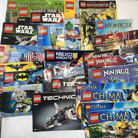 Lego Instructions MANUALS #25, starwars minecraft technic chima city ninjago