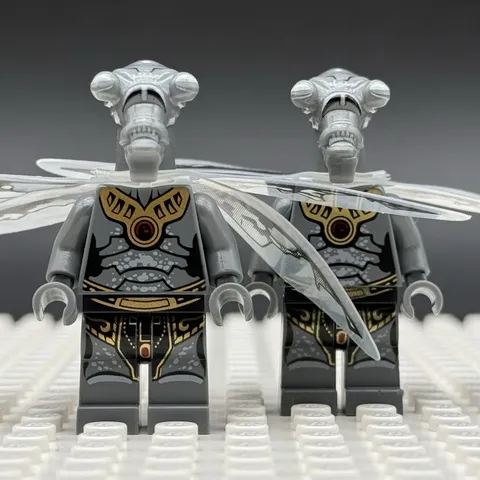 Lego Star Wars Geonosian Zombie With Wings X2 Minifigure Lot sw0382 9491