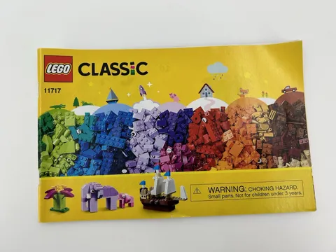 Lego Classic 11717 Ship Elephant Mom & Baby Flower Instructional Manual Only