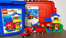 LEGO 1879 Basic Building Set 5+ 1879  Mostly complete w/instructions and case