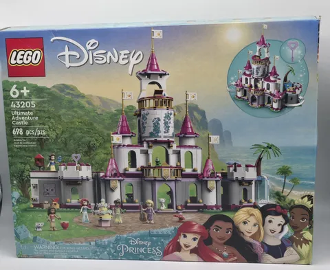 2022 Lego Disney Princess Ultimate Adventure Castle 43205 698pc Set Mini Figs ++