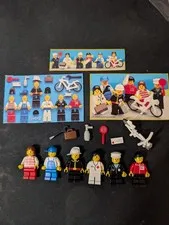 lego Town Mini-Figures 6301 From 1986 100% complete with box cut out