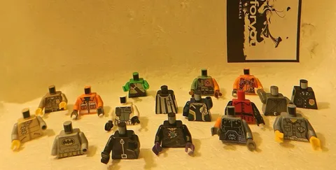 Assorted Bulk Lot of Genuine Collectible LEGO Minifigures, Parts & Accessories