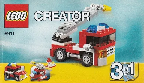 LEGO #6911 INSTRUCTION MANUAL ONLY Creator 3-in-1
