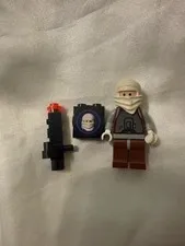 Lego Star Wars Dengar (Slave I,  Set #6209) Authentic Minifigure With Weapon