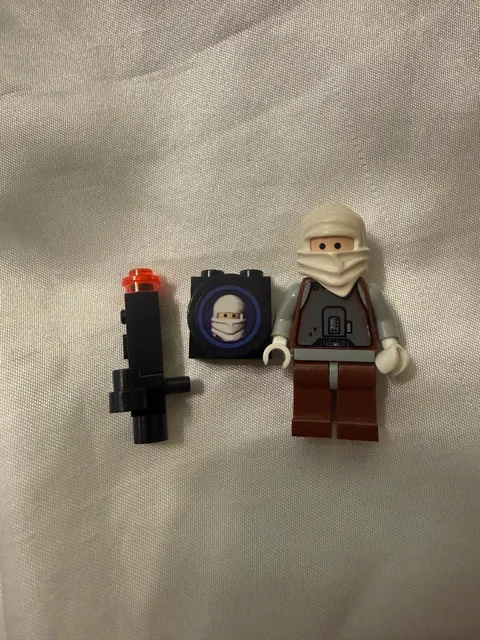 Lego Star Wars Dengar (Slave I,  Set #6209) Authentic Minifigure With Weapon