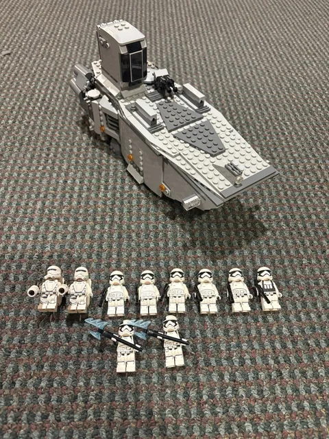 LEGO Star Wars First Order Transport Ship + 10 First Order Minifigures