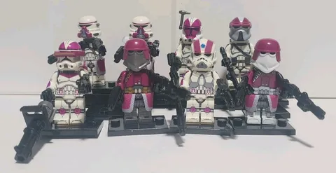 Star Wars Purple 21st Nova Corp -Lego Galactic Marine 8 Clone Trooper  Read