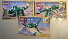 LEGO® 31058 Creator 3 In 1 Mighty Dinosaurs Instruction Manuals Only!
