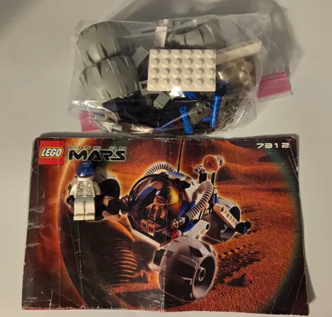 LEGO Space: T-3 Trike (7312) - 100% COMPLETE!!