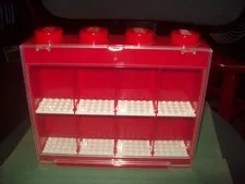 LEGO WALL MOUNT BRICK AND THE KNOB CONFIGURATION DISPLAY CASE