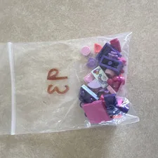LEGO Bulk Lot Mixed Small Parts & Pieces Multicolor Plastic Polybag