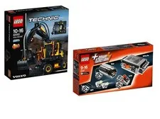 LEGO ® Technic 42053 + 8293 Volvo EW160E L30G + Power Functions Tuning Set _ Glued!